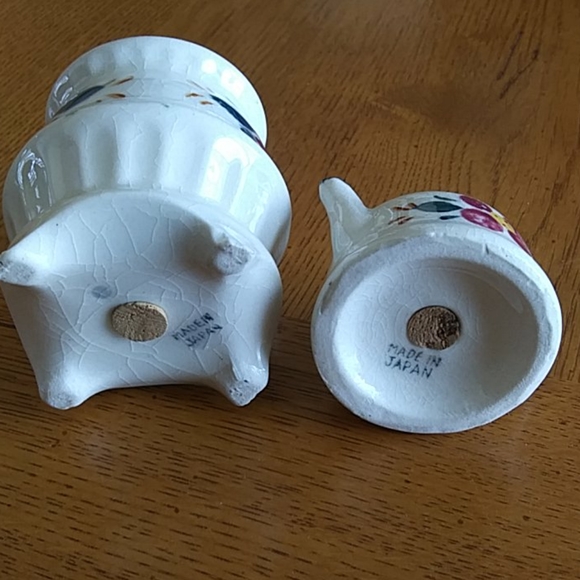 Vtg Teapot Kettle on Stove Salt & Pepper Shakers - Picture 8 of 8